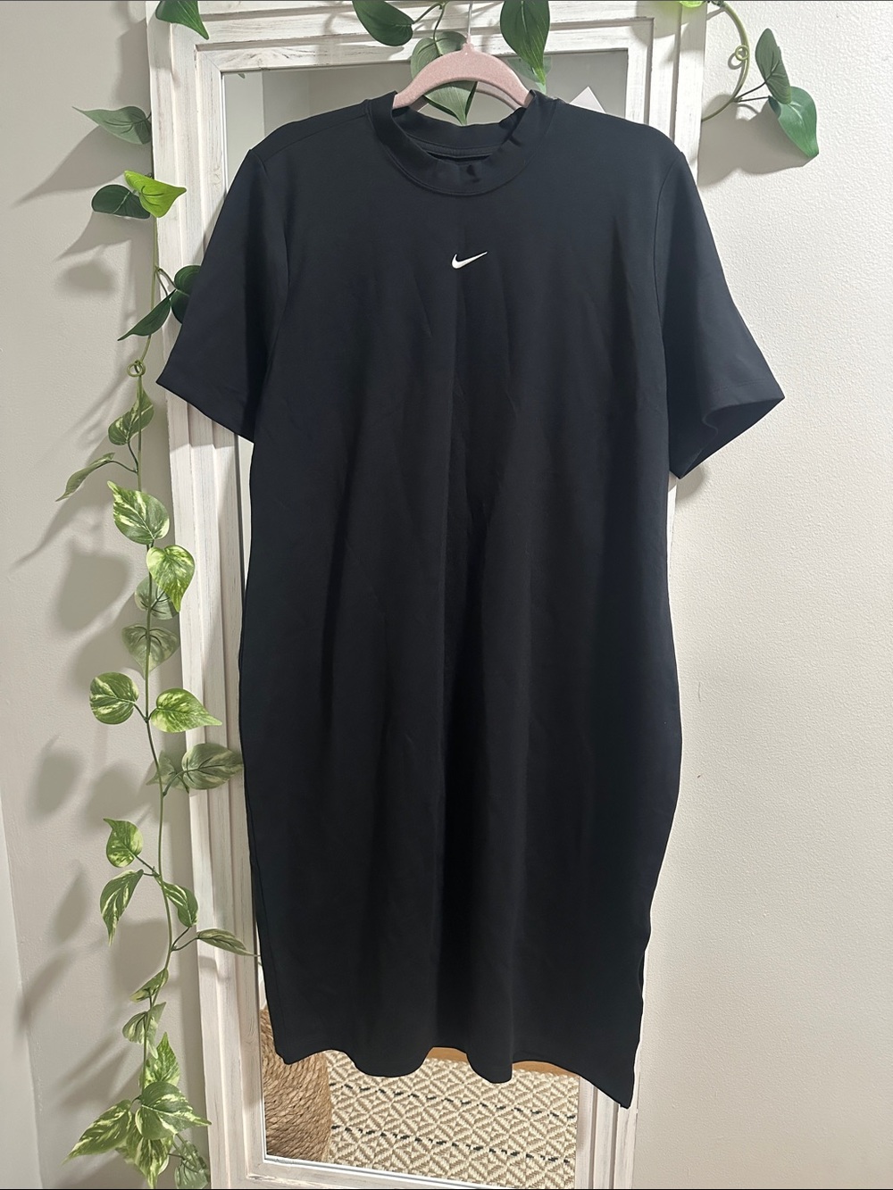 Nike Black Dress with White Swoosh